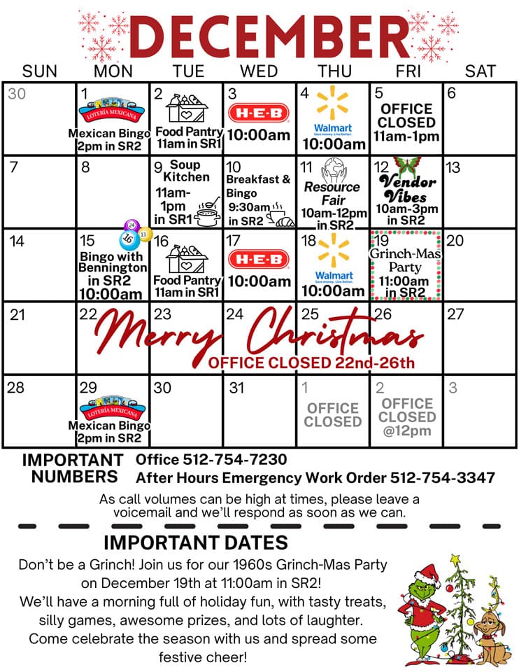 December 2025 Calendar