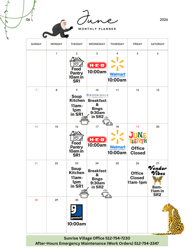 June 2026 Calendar